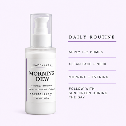 Morning Dew Face moisturizer with Snail Essence