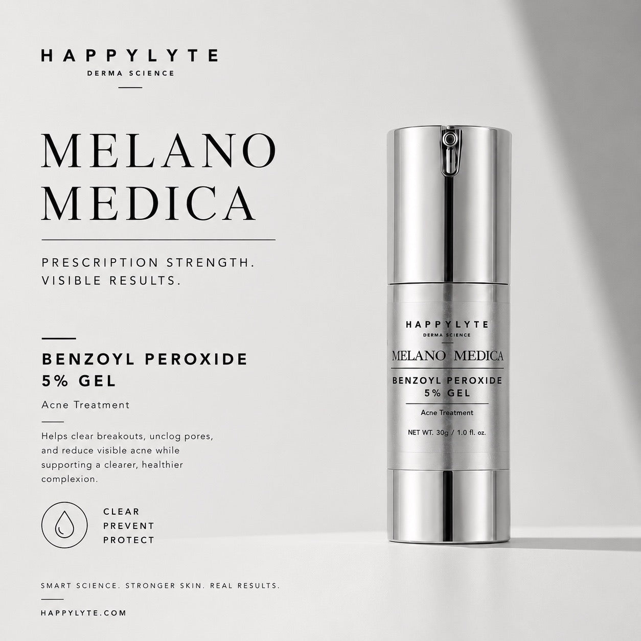 Melano Medica Benzoyl Peroxide 5% Gel