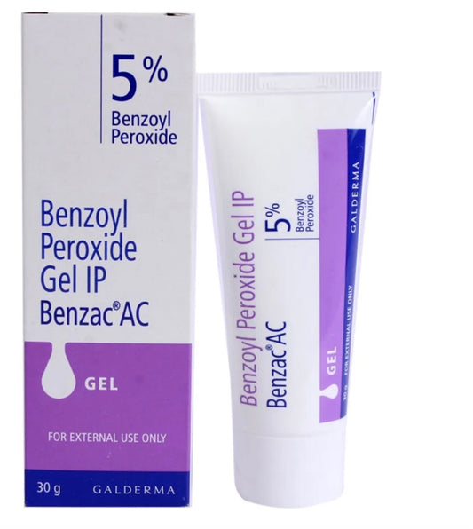 Benzac Benzoyl Peroxide 5% Cream | Dry out Acne and Pimples